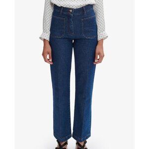 A.P.C Davi Jeans Mid-rise jeans with broken crease and straight leg 34